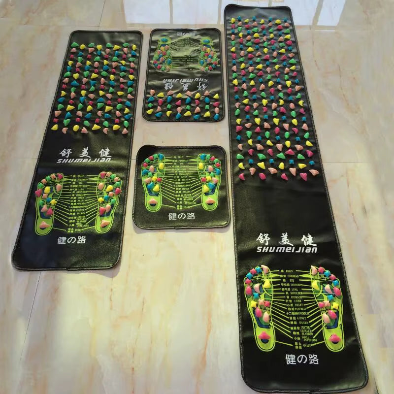 Simulation Cobblestone Foot Massage Mat Home Comfortable Foot Massage Cushion Gravel Road Massage Mat 35/70/120/140/175Cm*35Cm