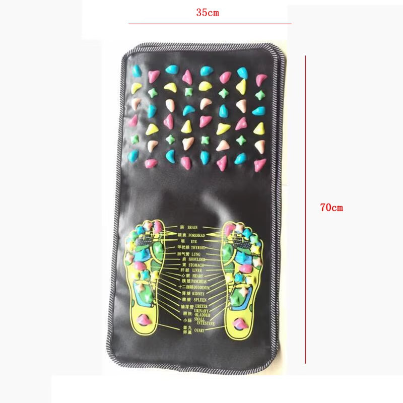 Simulation Cobblestone Foot Massage Mat Home Comfortable Foot Massage Cushion Gravel Road Massage Mat 35/70/120/140/175Cm*35Cm