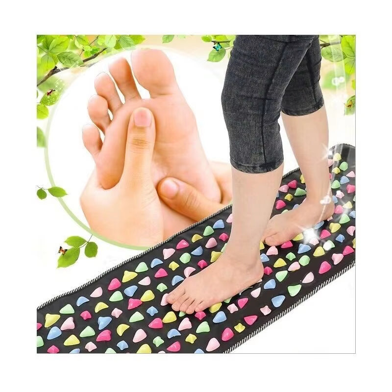 Simulation Cobblestone Foot Massage Mat Home Comfortable Foot Massage Cushion Gravel Road Massage Mat 35/70/120/140/175Cm*35Cm