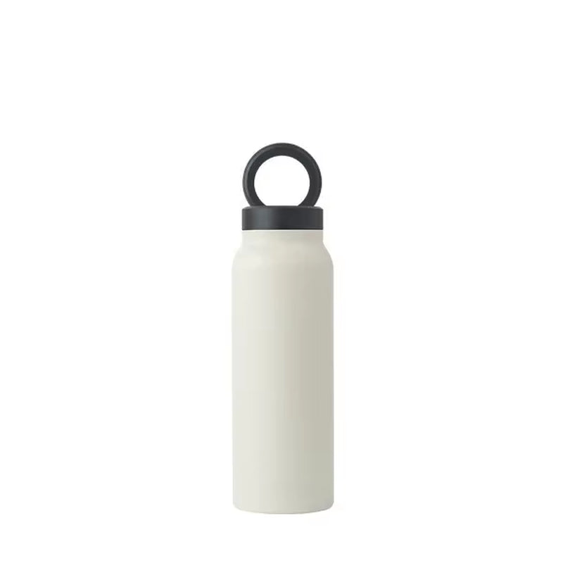 Warm Water Bottle – Magsafe Compatible Water Bottle with Phone Holder – Stainless Steel Water Bottle with Magnetic Phone Tripod