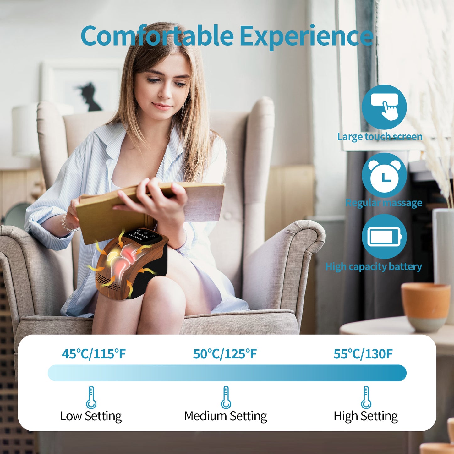 Intelligent Knee Massager Electric Knee Physiotherapy
