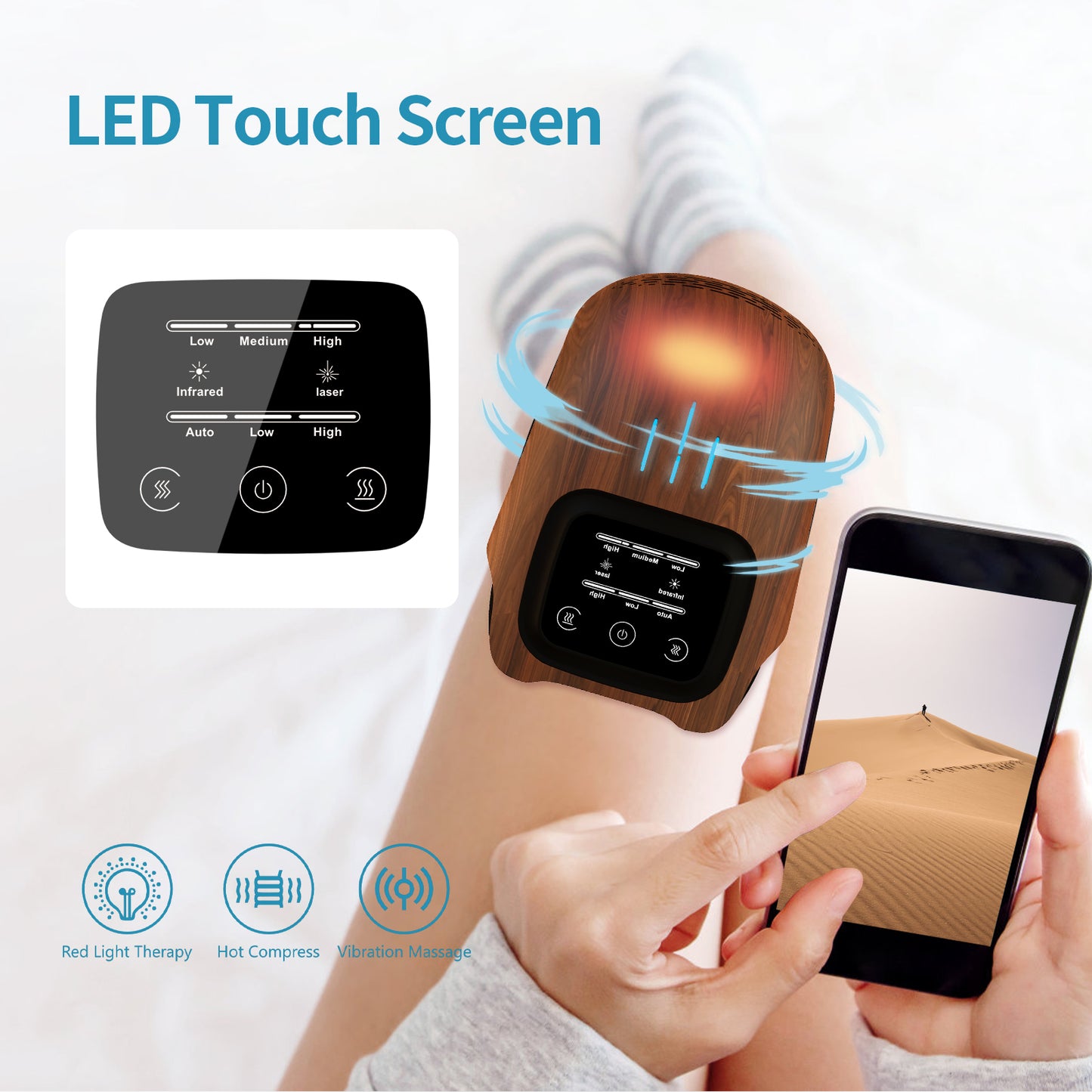Intelligent Knee Massager Electric Knee Physiotherapy