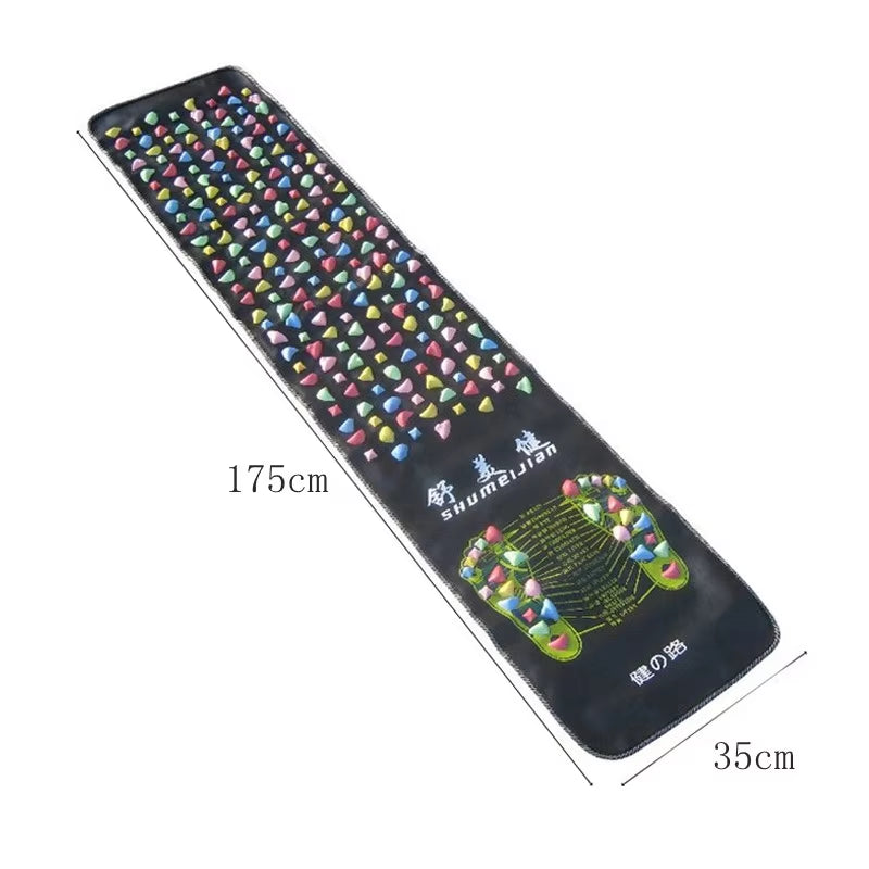 Simulation Cobblestone Foot Massage Mat Home Comfortable Foot Massage Cushion Gravel Road Massage Mat 35/70/120/140/175Cm*35Cm