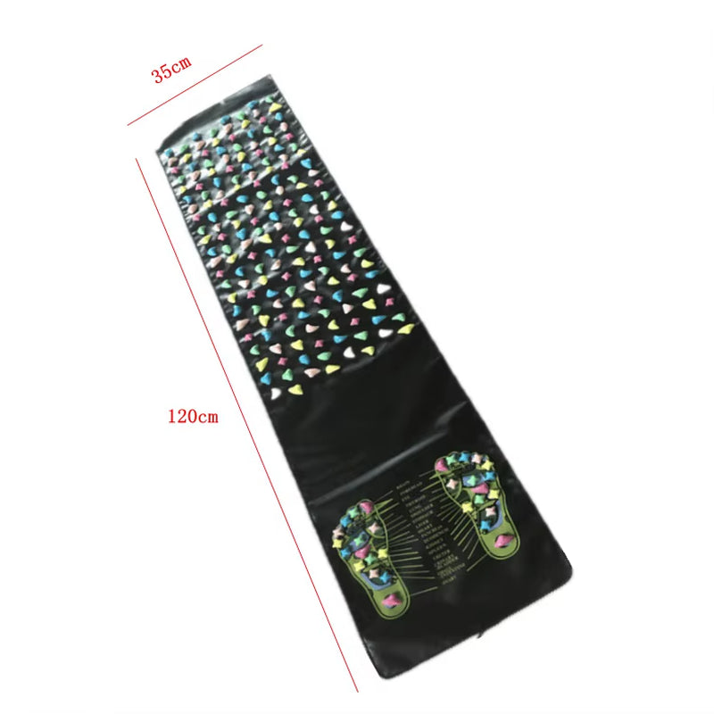 Simulation Cobblestone Foot Massage Mat Home Comfortable Foot Massage Cushion Gravel Road Massage Mat 35/70/120/140/175Cm*35Cm